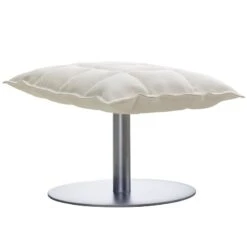 Woodnotes K Ottoman, Narrow, Base Plate, White