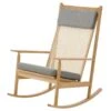 Warm Nordic Swing Rocking Chair, Oak - Rewool 128 Granite -Fatboy Sales Store 1020WarmNordic AK