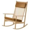 Warm Nordic Swing Rocking Chair, Oak - Nevada Cognac Leather -Fatboy Sales Store 1021WarmNordic AK