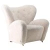By Lassen The Tired Man Armchair, Moonlight Sheepskin -Fatboy Sales Store 102ByLassen 19 TH