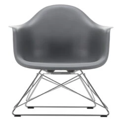Vitra Eames LAR Armchair, Granite Grey - Chrome