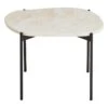 Woud La Terra Occasional Table, M, Ivory Travertine - Black 1 Woud La Terra Occasional Table, M, Ivory Travertine - Black -Fatboy Sales Store 110571 WOUD LA TERRA TABLE MEDIUM IVORY 1 exposed