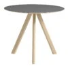HAY CPH20 Round Table, 90 Cm, Lacquered Oak - Grey Lino -Fatboy Sales Store 113Hay 21 TH