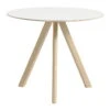 HAY CPH20 Round Table 90 Cm, Lacquered Oak - White Laminate -Fatboy Sales Store 116Hay 21 TH