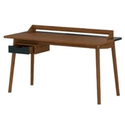 Hartô Honore Desk, Walnut - Slate Grey -Fatboy Sales Store 12010721981OP HARTO TABLE HONORE 0000 5 role