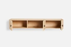 Woud Array Sideboard 150 Cm, Wall-mounted, White-lacquered Oak -Fatboy Sales Store 120421 WOUD Array low sideboard wall oak 3