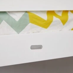 VonHaus Mid Sleeper Bed Frame – White Wooden Bunk Bed - Cabin Bed With Ladder & Solid Pine Wood Base – Single 3ft Raised Bed For Kids, Children, Teenagers, Bedroom -Fatboy Sales Store 12262678 3