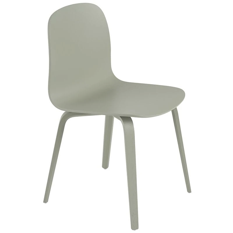 Muuto Visu Chair, Wood Base, Dusty Green 3 Muuto Visu Chair, Wood Base, Dusty Green