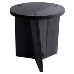 Nikari Marfa Stool/table, Black Stained Ash