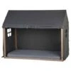 Bed House Cover 210x100x150 Cm Anthracite CHILDHOME