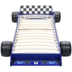 Children's Race Car Bed 90x200 Cm Blue VidaXL -Fatboy Sales Store 13649632 3