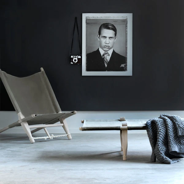 Skovshoved Møbelfabrik OGK Safari Chair, Beech - Linen 4 Skovshoved Møbelfabrik OGK Safari Chair, Beech - Linen - Image 2