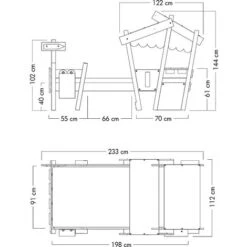 Wickey Kid's Bed, Single Bed Crazy Candy - Canvas Cover Children's Bed 90 X 200 Cm - Green/apple Green -Fatboy Sales Store 14835259 5