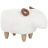 Modern Fabric Stool Footrest Pouffe Nursery Children Room Animal White Lamb -Fatboy Sales Store 15793211 1