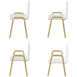 SoBuy Set Of 2 Children Chairs, Wooden Kids Children Chair Stool, Height Adjustable,KMB24-WX2 -Fatboy Sales Store 15935792 5