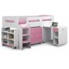 Pink & White Cabin Bed 3ft (90cm) -Fatboy Sales Store 16080670 1