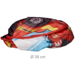 Relaxdays Fire Brigade Play Tent, Pop Up Fire Truck Playhouse, For Indoor & Outdoor Use, 70x110x70 Cm, Age 3 And Up, Red 8 Relaxdays Fire Brigade Play Tent, Pop Up Fire Truck Playhouse, For Indoor & Outdoor Use, 70x110x70 Cm, Age 3 And Up, Red -Fatboy Sales Store 16118769 3