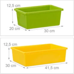 Relaxdays Kid’s Toy Storage Shelf With Boxes And Hanging Compartments, Colourful Toy Rack, HWD 78.5 X 86 X 26.5 Cm -Fatboy Sales Store 16118950 5