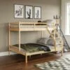 Sydney Triple Sleeper Solid Pine Wood Bunk Bed, Single & Double Bed, Pine -Fatboy Sales Store 17767000 1