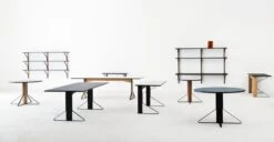 Artek Kaari Table REB 001, Black Lino - Black Oak 10 Artek Kaari Table REB 001, Black Lino - Black Oak -Fatboy Sales Store 1847048 Kaari Collection group picture master