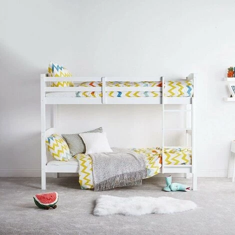KOSY KOALA HEAVY DUTY WHITE WOOD BUNK BED WITH 2 MATTRESSES 3FT SINGLE BUNKBED SPLIT INTO 2 SINGLE FOR KIDS CHILDREN ADULTS 3 KOSY KOALA HEAVY DUTY WHITE WOOD BUNK BED WITH 2 MATTRESSES 3FT SINGLE BUNKBED SPLIT INTO 2 SINGLE FOR KIDS CHILDREN ADULTS
