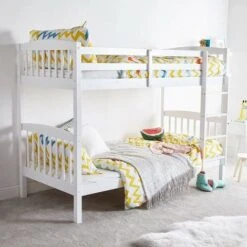 KOSY KOALA HEAVY DUTY WHITE WOOD BUNK BED WITH 2 MATTRESSES 3FT SINGLE BUNKBED SPLIT INTO 2 SINGLE FOR KIDS CHILDREN ADULTS 11 KOSY KOALA HEAVY DUTY WHITE WOOD BUNK BED WITH 2 MATTRESSES 3FT SINGLE BUNKBED SPLIT INTO 2 SINGLE FOR KIDS CHILDREN ADULTS -Fatboy Sales Store 18658497 5