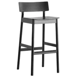 Woud Pause Bar Stool 2.0, 75 Cm, Black