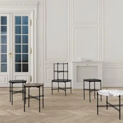 GUBI TS Coffee Table, 40 Cm, Black - Green Marble -Fatboy Sales Store 1GubiTS iso HV 1