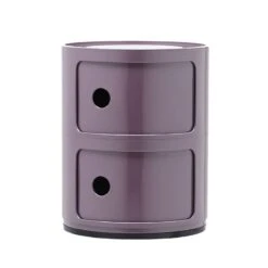 Kartell Componibili Storage Unit, 2 Modules, Purple