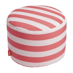 Fatboy Point Outdoor Pouf, Stripe Red