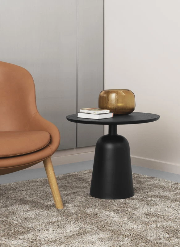 Normann Copenhagen Turn Side Table 55 Cm, Black - Image 4