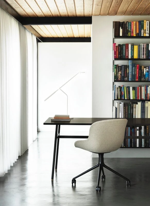 Normann Copenhagen Hyg Chair With 4 Wheels, Swivel, Aluminium - Synergy 16 6 Normann Copenhagen Hyg Chair With 4 Wheels, Swivel, Aluminium - Synergy 16 - Image 4