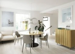 Normann Copenhagen Rib Cabinet, 98,5 Cm, Oak -Fatboy Sales Store 2022 Scala Table H75 50cm Oak Allez Chair Molded Wicker Warm Grey Coil Lamp 0 H566