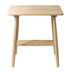 FDB Møbler D20 Side Table, Oiled Oak