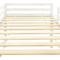 Hommoo Children's Loft Bed Frame With Slide & Ladder Pinewood 97x208 Cm VD23799 -Fatboy Sales Store 20514657 4