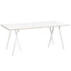 HAY Loop Stand Table 180 Cm, White 2 HAY Loop Stand Table 180 Cm, White -Fatboy Sales Store 2105Hay AK