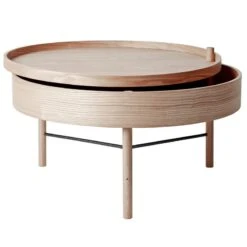 MENU Turning Table, White Oak