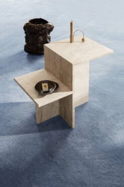 Ferm LIVING Distinct Side Table, Travertine -Fatboy Sales Store 220 17892 FIXED