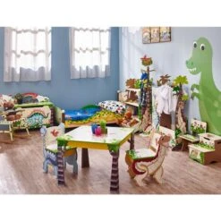 Fantasy Fields Childrens Dinosaur Kingdom Kids Wooden Time Out Chair TD-0078A -Fatboy Sales Store 23543803 5