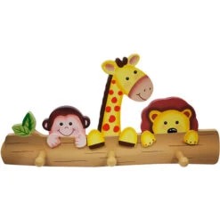 Fantasy Fields Children Sunny Safari Kids Wooden Coat Hanger Hooks TD-11637A -Fatboy Sales Store 23543821 4