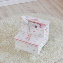 Fantasy Fields Girls Swan Lake Wooden Kids Step Stool Potty Training TD-12719A -Fatboy Sales Store 23543853 3