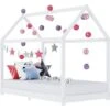 Kids Bed Frame White Solid Pine Wood 90x200 Cm VidaXL -Fatboy Sales Store 24012275 1