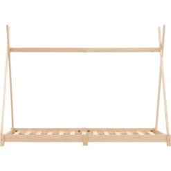Kids Bed Frame Solid Pine Wood 70x140 Cm VidaXL -Fatboy Sales Store 24730503 4