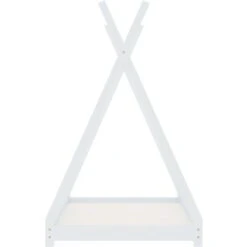 Hommoo Kids Bed Frame White Solid Pine Wood 70x140 Cm VD24212 -Fatboy Sales Store 24962017 4