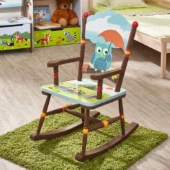 Fantasy Fields Childrens Enchanted Woodland Kids Wooden Rocking Chair TD-11738A -Fatboy Sales Store 25088642 3