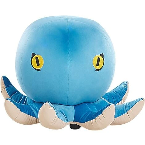 Kids Sea Animal Stool Velvet Children's Pouffe Playroom Blue Octopus 6 Kids Sea Animal Stool Velvet Children's Pouffe Playroom Blue Octopus - Image 4
