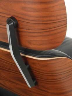 Vitra Eames Lounge Chair&Ottoman, Classic Size, Palisander - Black -Fatboy Sales Store 2579654 Eames Lounge Chair back view master