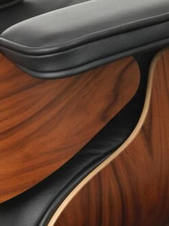 Vitra Eames Lounge Chair&Ottoman, Classic Size, Palisander - Black -Fatboy Sales Store 2579657 Eames Lounge Chair armrest master