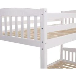 KOSY KOALA WHITE WOOD BUNK BED 3FT SINGLE HEAVY DUTY SPLIT INTO 2 SINGLE CHILDREN BEDS,SHAKER STYLE BUNKBED FOR KIDS CHILDREN -Fatboy Sales Store 26668470 5