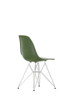 Vitra Eames DSR Chair, Forest - Chrome -Fatboy Sales Store 2779076 Eames Plastic Side Chair DSR 48 forest 01 chrome right master